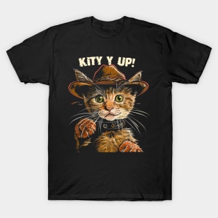 Cat Cowboy Adventures Hero T-Shirt